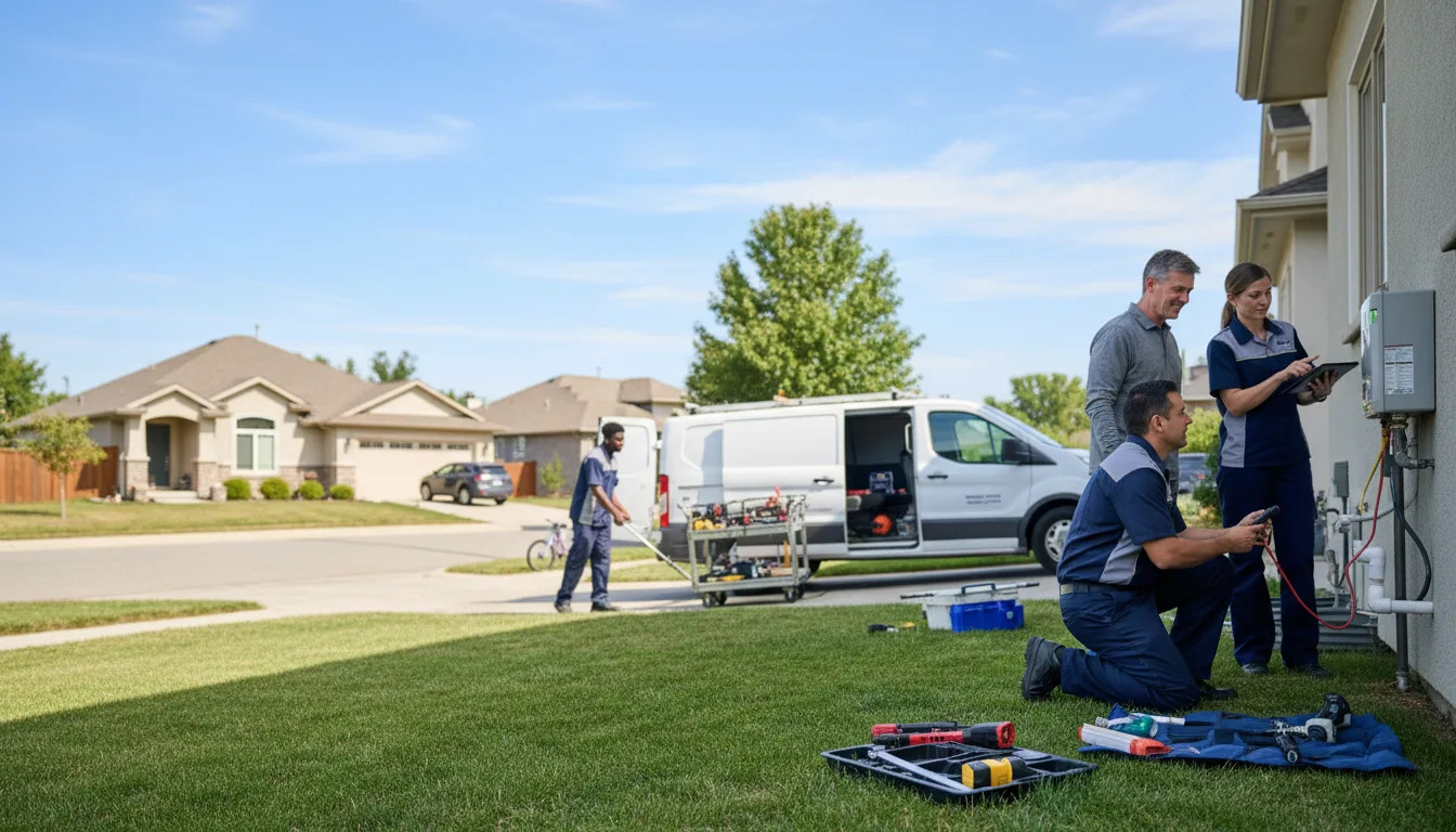 Tankless water heater service in Clio, IA